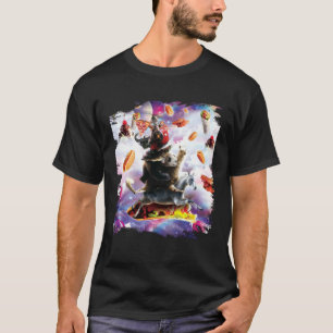T-shirt Donut au bacon avec chat de hot-dog et burrito de