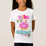 T-Shirt Donut Birthday Girl Party thème MAtching Sister<br><div class="desc">Profitez de cette célébration de votre fille,  nièce,  filleule avec ce beau thème de fête de la Fille d'anniversaire de Donut. Associez-vous avec vos amis et votre famille et créez des moments inoubliables</div>