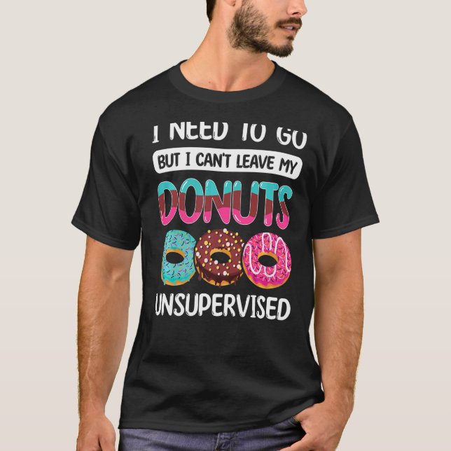 T-shirt Donut Cheatday Doughnut Dessert Donuts (Devant)