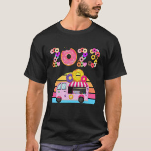 T-shirt Donut Cool 2023 Nouvel An Sunset Food truck Squad