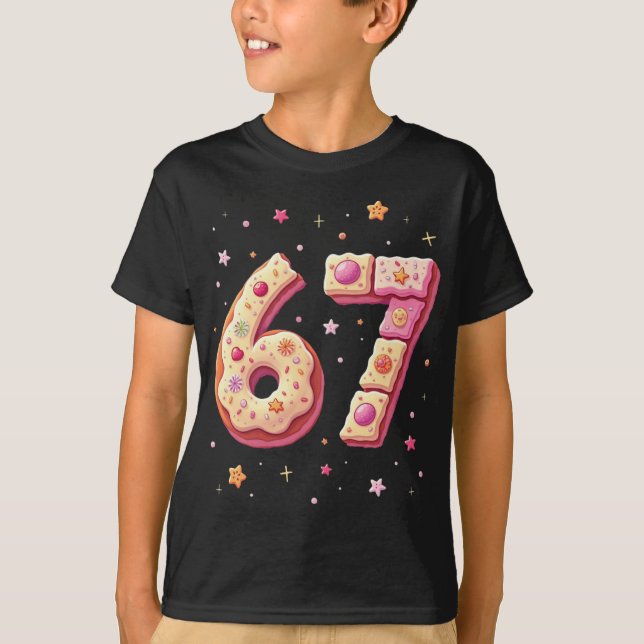 T-shirt Donut de Mathématiques Fraction Douce Rentrée 67 (Devant)