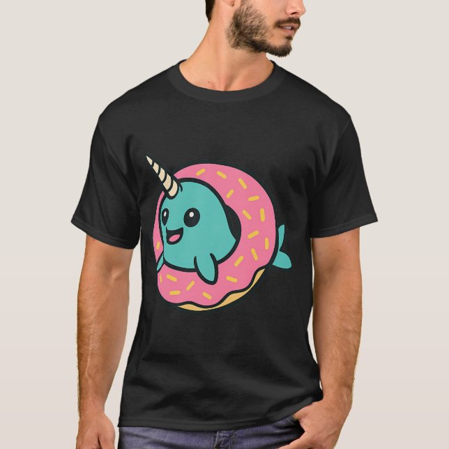 T-shirt Donut de narval (Devant)