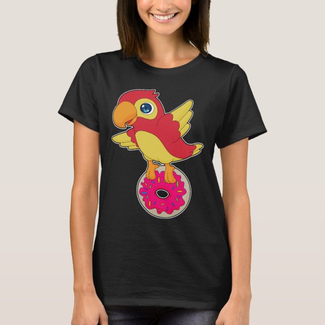 T-shirt Donut de perroquet (Devant)