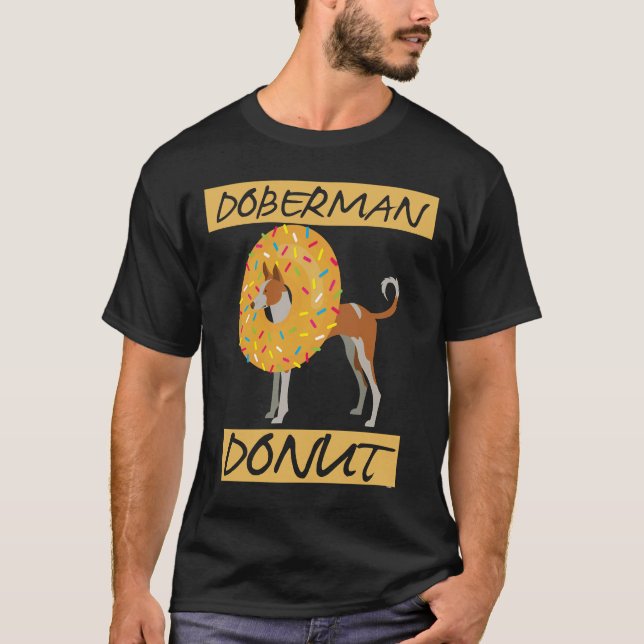 T-shirt Donut Doberman (Devant)