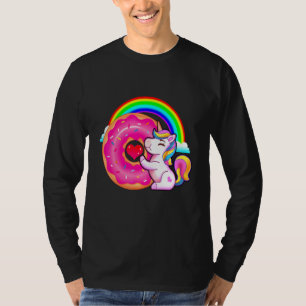 T-shirt Donut Doughnut Alimentation pâtisseries Unicorne