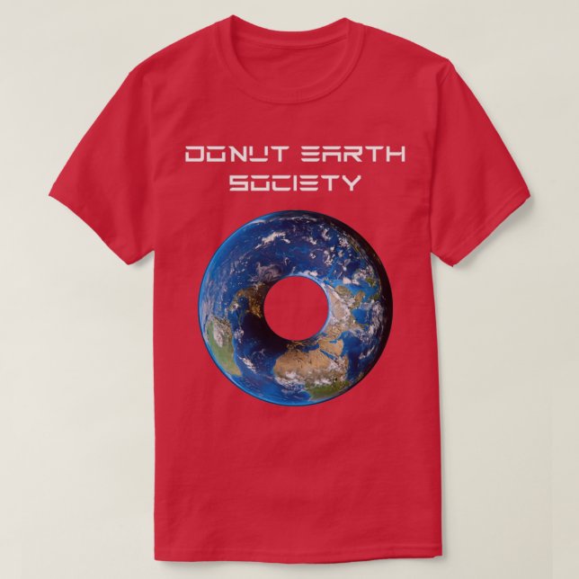 T-SHIRT DONUT EARTH SOCIETY (Design devant)