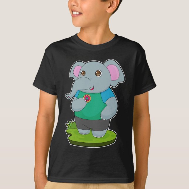 T-shirt Donut éléphant (Devant)