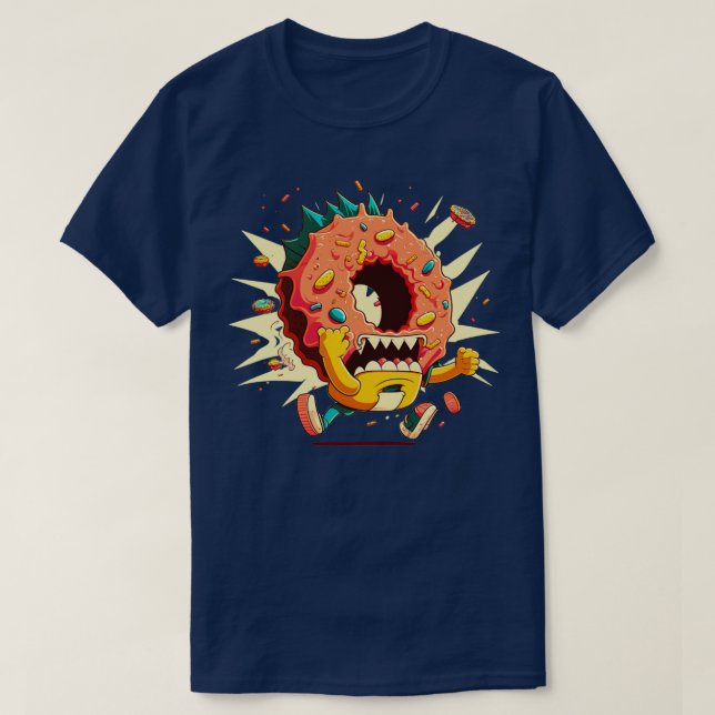T-shirt Donut en colère1 (Design devant)