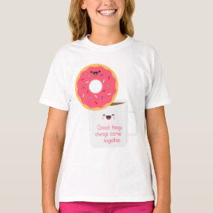 T-shirt Donut et café meilleur ami