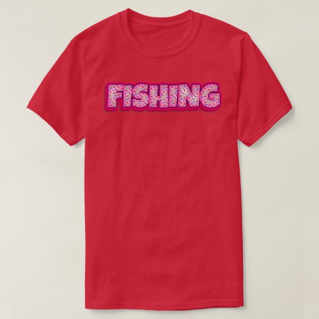 T-shirt Donut fishing Baker Donuts Lover Baking Fisherman  (Design devant)