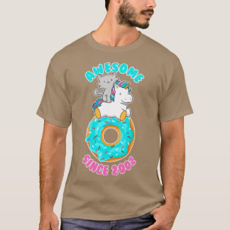 T-shirt Donut Kitten Unicorn stupéfiant depuis 2002