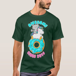 T-shirt Donut Kitten Unicorn stupéfiant depuis 2010