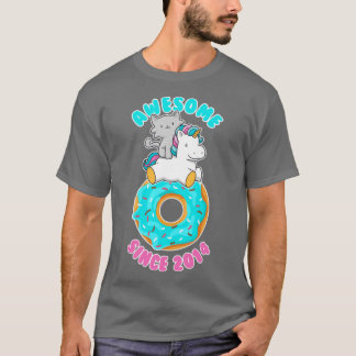 T-shirt Donut Kitten Unicorn stupéfiant depuis 2014