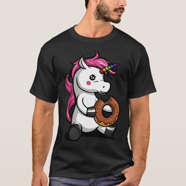 T-shirt Donut Licorne Magique (Devant)
