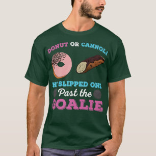T-shirt Donut ou Cannoli Funny Genre Révéler Grossesse Ann