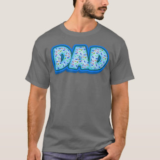 T-shirt Donut Papa Baker Donuts Amant Baking Père Baked