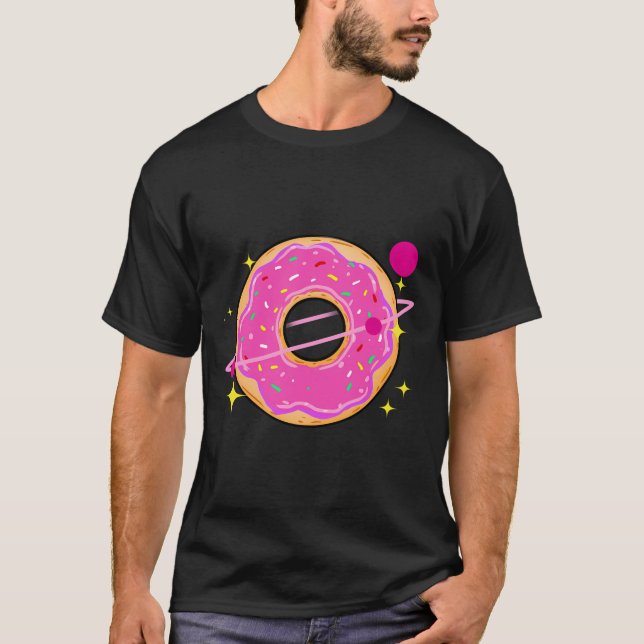 T-shirt Donut Planet Donut Lover Cadeau (Devant)