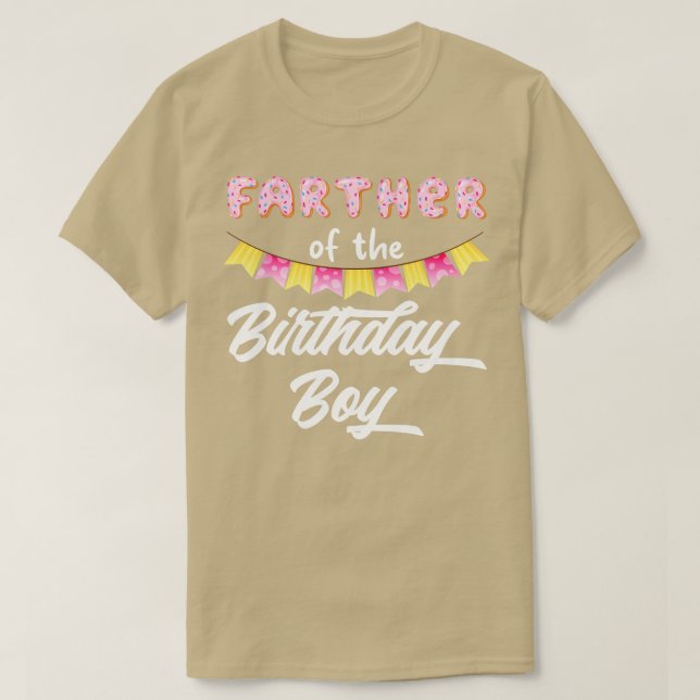 T-shirt Donut Plus Loin Du Garçon D'Anniversaire (Design devant)