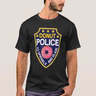 T-shirt Donut Police Pépites de beignet Pas cher Hallowee