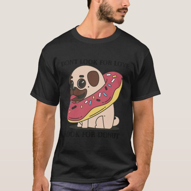 T-shirt Donut Pug 719 (Devant)