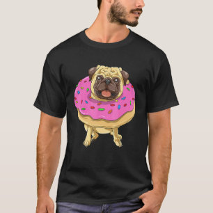 T-shirt Donut Pug Boulangerie Pâtissier Boulanger Chien Do