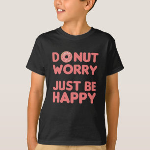 T-shirt Donut Pun Drôle Nourriture Ravissante Rose