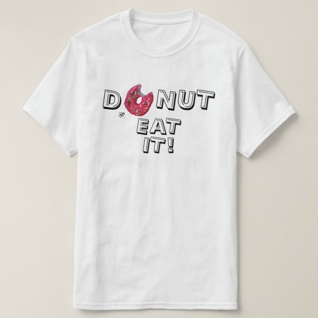 T-shirt Donut pun v3 (Design devant)