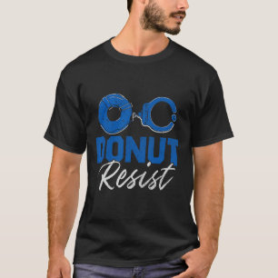 T-shirt Donut résiste à l'amusante police policière de la 