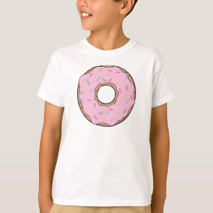 T-shirt Donut rose, noisette, givre, glaçage, arrosage