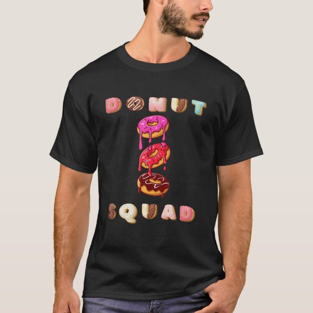 T-shirt Donut Squad Donut Lover Funny Donut Outfit (Devant)