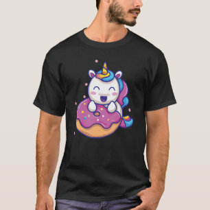 T-shirt Donut Unicorn Bonne préscolaire