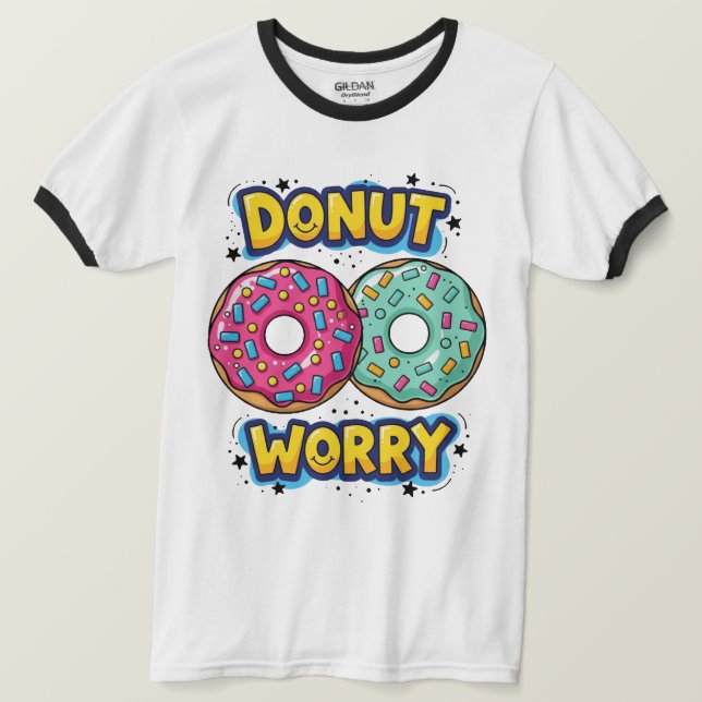 T-Shirt Donut Worry Ringer (Design devant)
