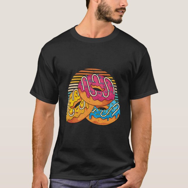 T-shirt Donuts à noix de cajou rétro (Devant)