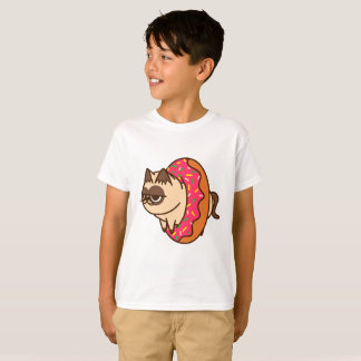 T-shirt Donuts Cats pink