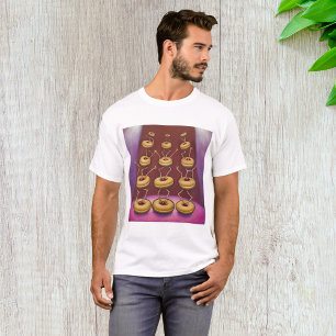 T-shirt Donuts Danser Whimsical Doughnut Caractères