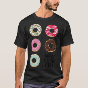 T-shirt Donuts espace d'anniversaire ecavator garçon