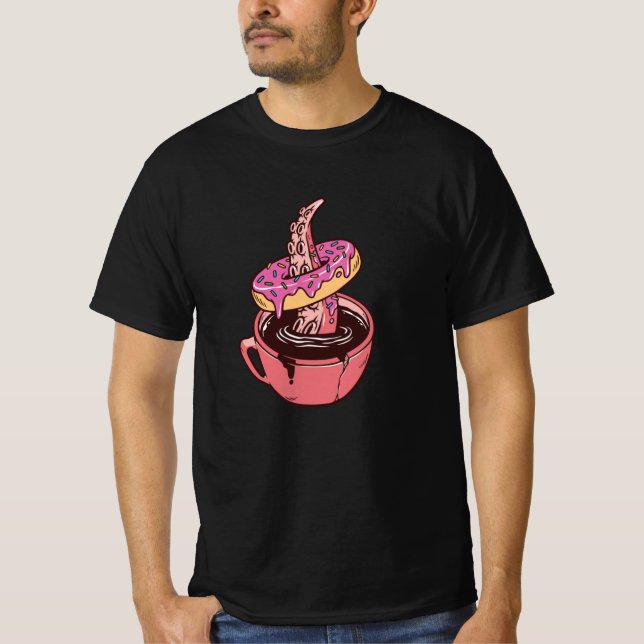 T-shirt Donuts et café (Devant)