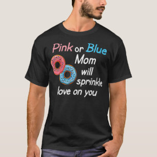 T-shirt Donuts Maman Bébé Genre Révéler la fête Douch