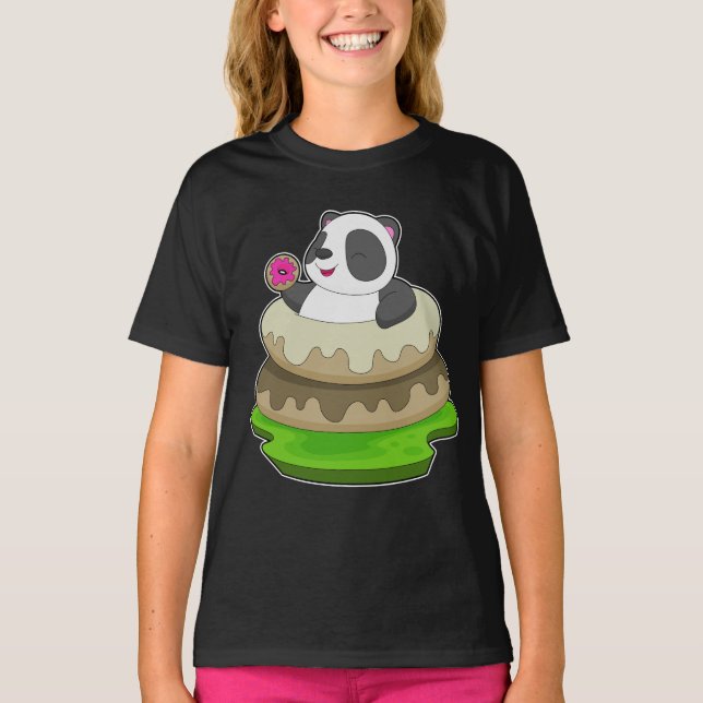 T-shirt Donuts Panda (Devant)