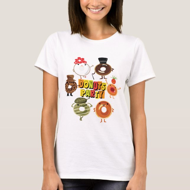 T-shirt Donuts Party (Devant)
