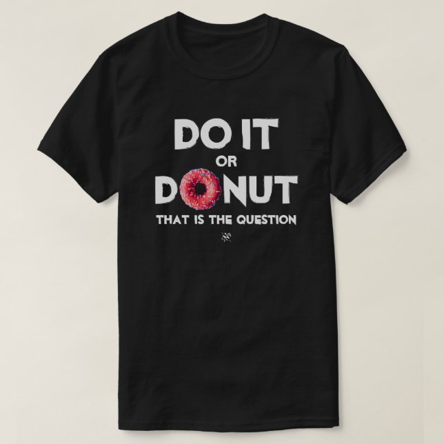 T-shirt Donuts pun v2.1 (Design devant)