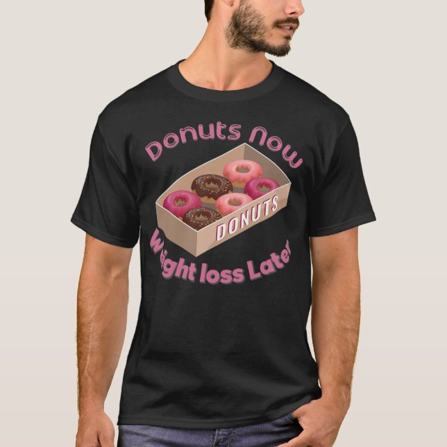 T-shirt Donuts T pirate anniversaire coloré  (Devant)