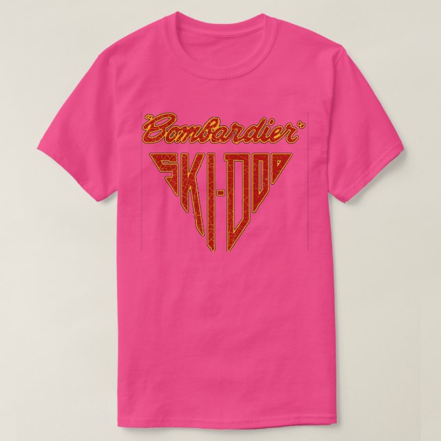 T-shirt Doo de ski vintage (Design devant)