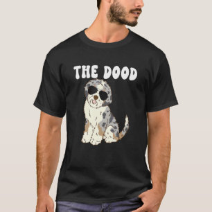 T-shirt Dood Mom Blue Merle Aussiedoodle Doodle Dog Da