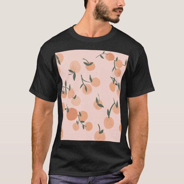 T-shirt Doodart : Orange Cherry Vintage Motif (Devant)