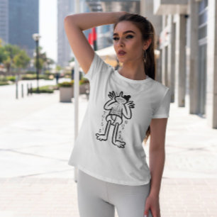 T-shirt Doodle de panique pittoresque