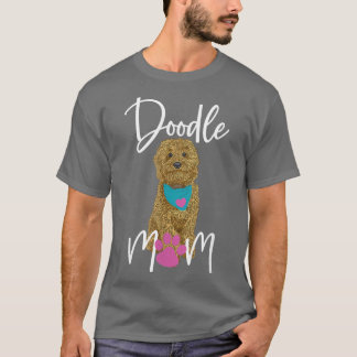 T-shirt Doodle Dog Goldendoodle Doodle Maman Design