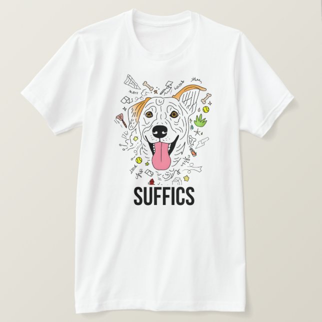 T-shirt Doodle Dog | SUFFICS (Design devant)