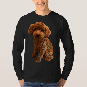 T-shirt Doodle doré de mini-caniche