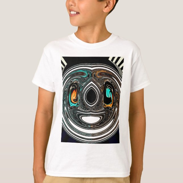 T-shirt Doodle ethnique africain Zebra texturé Art Imprime (Devant)